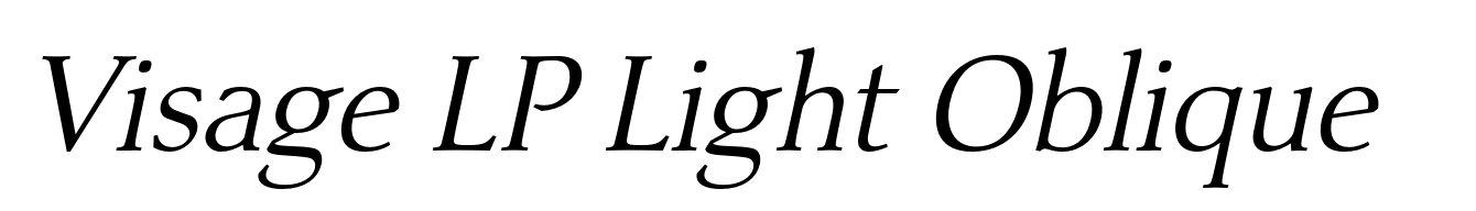 Visage LP Light Oblique